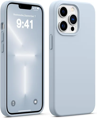 Vista 53 de JELE Funda a prueba de golpes diseñada para iPhone 11, funda de teléfono de silicona líquida con [forro de microfibra suave antiarañazos]