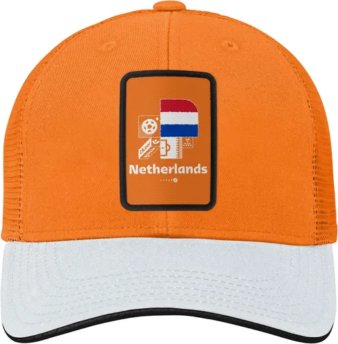 Vista 13 de Outerstuff Sombrero de malla Procrown con mosaico de contraste para la Copa Mundial de la FI verde-blanco