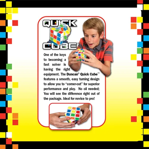 Vista 5 de Duncan Juguetes Quick Cube 3 X 3, juguete para el cerebro