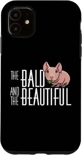 Vista 8 de Funny Kawaii Kids Bald Beautiful Hairless Guinea Pig Lover Case for iPhone 17