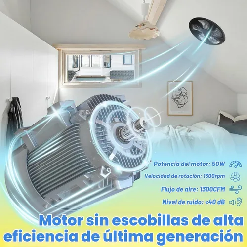 Vista 9 de LANGY Ventilador solar para ático con termostato, ventilador de ventilación solar de techo con panel solar de 55 W, ventilador de escape de techo
