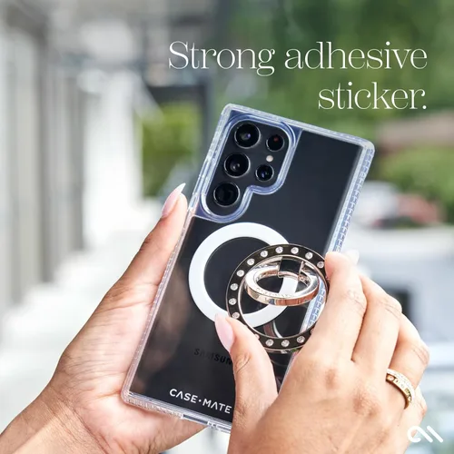 Vista 4 de Case-Mate Anillo MagSafe / adhesivo – Kit de conversión magnética universal para iPhone 17 Pro Max/16 Pro Max/15 Pro/ 14/S26 Ultra/S25/Pixel 10
