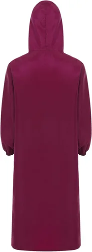 Vista 4 de Delantal de cocina para hombre y mujer, con capucha, de manga larga, impermeable, con cremallera