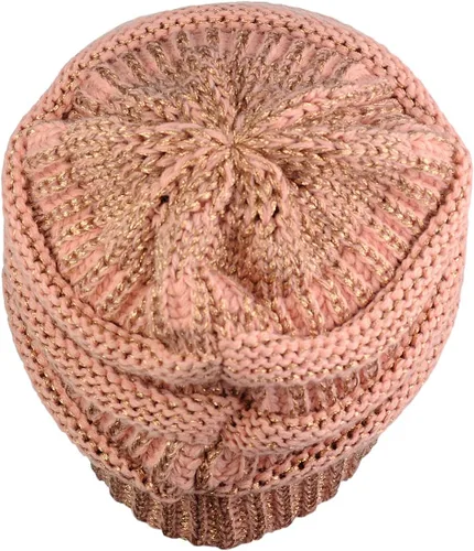 Vista 648 de C.C Trendy Warm Chunky Soft Stretch Cable Knit Beanie