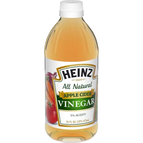 Vista 5 de Heinz Vinagre de sidra de manzana totalmente natural con 5% de acidez, botella de 16 onzas líquidas