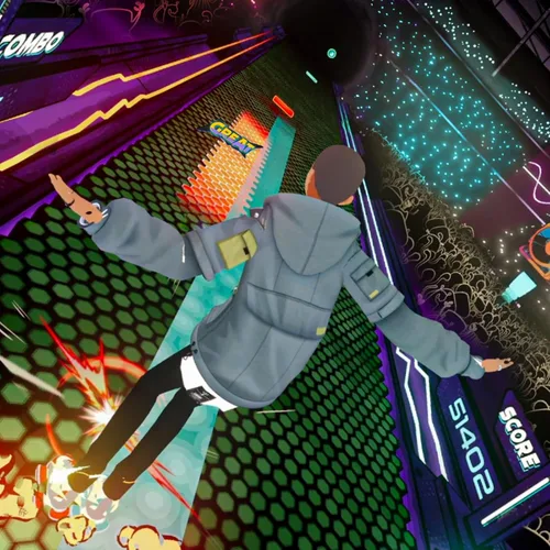 Vista 8 de Rebuff Reality Trackstraps for Meta Quest 2 + Dance Dash Game Key