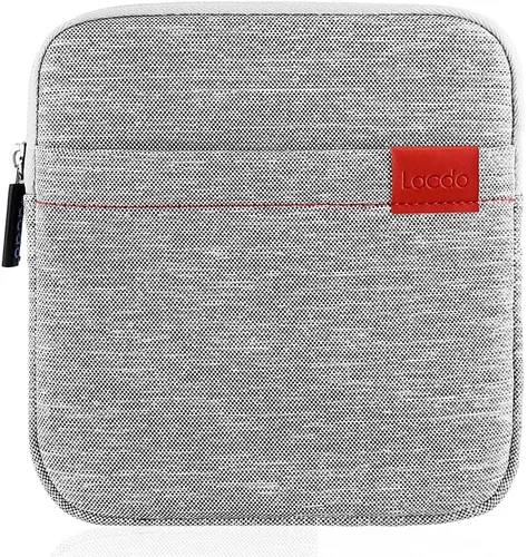 Vista 8 de Lacdo Estuche de transporte de almacenamiento protector USB externo impermeable para CD y DVD Blu-Ray, compatible con Apple MD564ZM/A SuperDrive