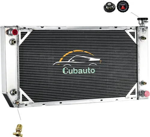 Vista 2 de Radiador de núcleo de 4 filas para Chevy GMC C1500 C2500 C3500 K1500 K2500 K3500 Suburban Tahoe Yukon Cadillac Escalade Truck 5.7L 7.4L Radiadores