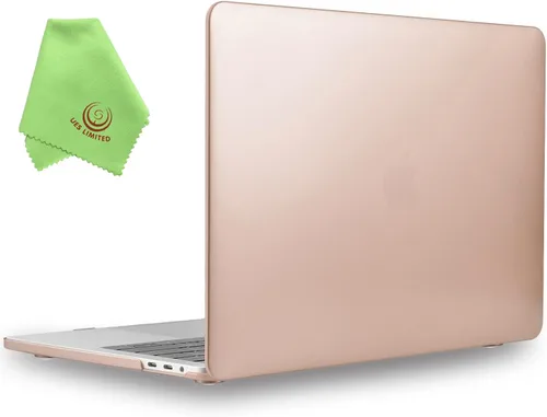 Vista 45 de UESWILL Estuche rígido mate suave compatible con MacBook Pro de 15 pulgadas con Touch Bar y USB-C de 2016-2019, modelo A1990 A1707, negro