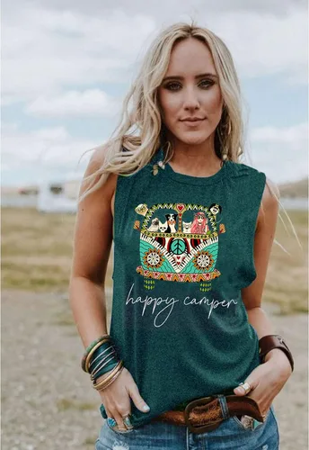 Vista 5 de Camiseta deportiva de verano para mujer, para ir al aire libre, naturaleza, entrenamiento, senderismo, campamento, escalada, viaje por carretera
