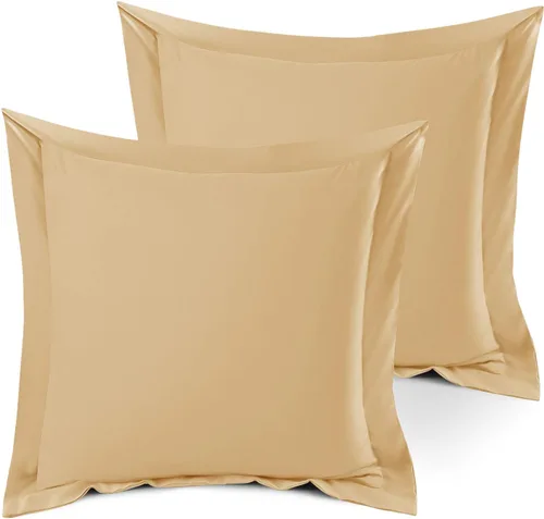 Vista 38 de Nestl Juego de 2 fundas tipo sham de almohada suaves - Fundas de almohada de microfibra de doble cepillado - Fundas de almohada de cama premium