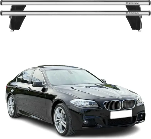 Vista 11 de OMAC Barras transversales para BMW Serie 5 F10 Sedan 2011-2016 Alu Negro