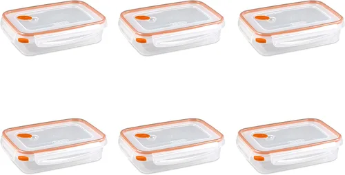 Vista 10 de Sterilite Ultra-Seal 3.1 tazas rectángulo, recipiente hermético para almacenamiento de alimentos, tapa con pestillo, apto para microondas