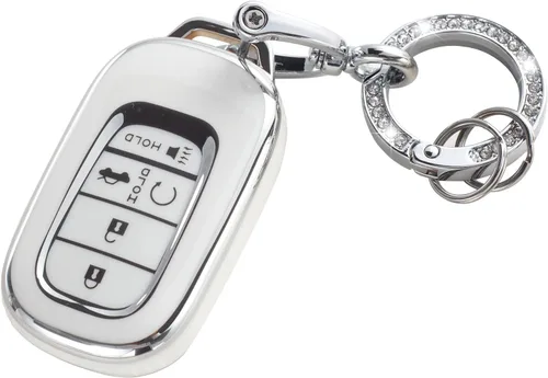 Vista 35 de YO&YOYE Funda para Llavero de TPU con Anillo para Llaves