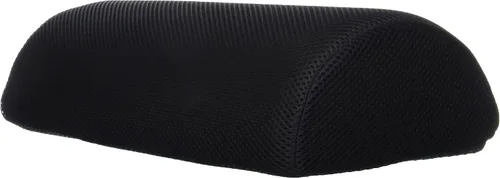 Vista 4 de Mind Reader Reposapiés, debajo del escritorio en el trabajo, ergonómico, oficina, espuma, negro