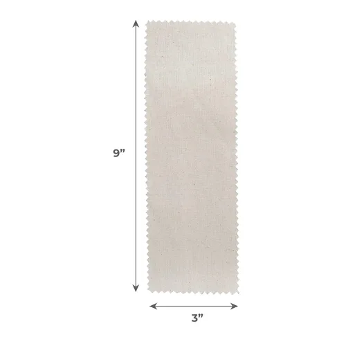 Vista 2 de ForPro - Tiras depiladoras de muselina natural, resistentes al desgarro, tiras precortadas para depilación, 3 pulgadas de ancho x 9 pulgadas