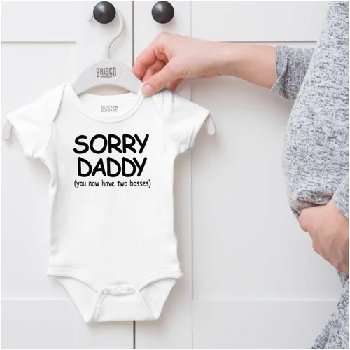 Vista 5 de Classic Teaze Nuevo papá ducha espolvorear regalo lindo bebé mameluco niños o niñas