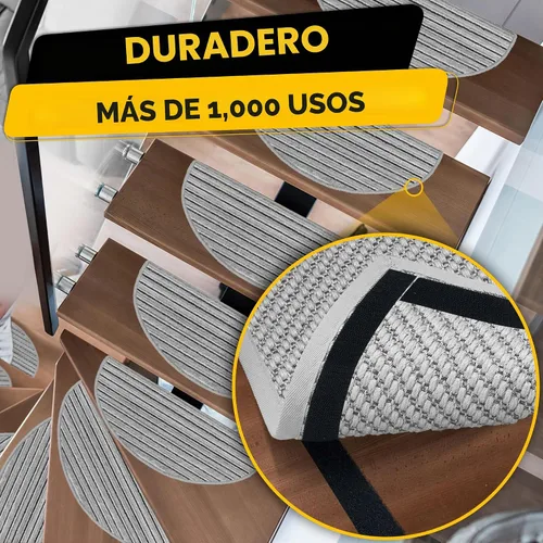 Vista 5 de Rollo de cinta de velcro con adhesivo resistente, resistencia industrial, fácil de cortar, tiras de gancho y bucle fuertes con parte trasera Negro