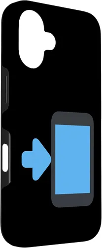 Vista 3 de Teléfono móvil iPhone 16 con funda de flecha