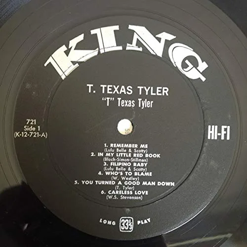 Vista 2 de T. TEXAS TYLER LP VINYL