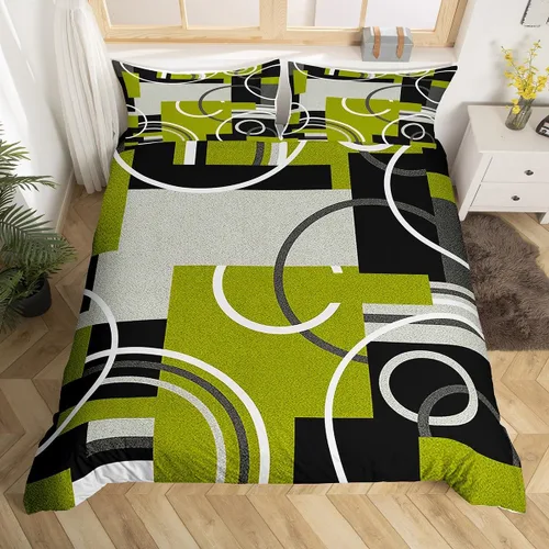 Vista 11 de Erosebridal Bohemian Duvet Cover Twin Country Southwestern Comforter Cover for Kids Teens Boho Aztec Arrows Diamond Bedding Set Black Gray Geometric