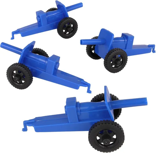 Vista 11 de Tim Mee Toy TimMee M3 Artillery - Juego de cañón de plástico negro de 4 piezas para hombre, fabricado en Estados Unidos
