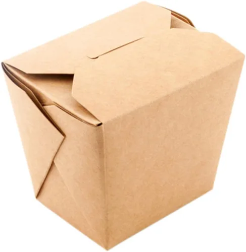 Vista 2 de Restaurantware Cajas chinas para llevar, paquete de 25 cajas de 16 onzas, resistentes a la grasa, recipientes de comida para llevar, desechables