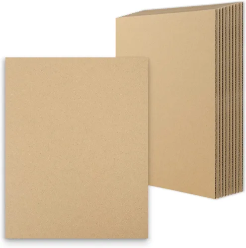 Vista 9 de Golden State Art, Paquete de 50 hojas de cartón corrugado de 5 x 7 pulgadas, almohadillas de cartón plano para embalaje, correo o manualidades