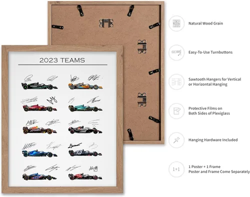 Vista 2 de Poster Master Póster de carreras de autos 2023, impresión de autos de carreras, arte de carreras de autos deportivos, regalo para hombres, mujeres