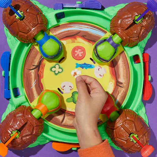 Vista 3 de Hungry Hungry Hippos: Teenage Mutant Ninja Turtles Edition Juego A partir de 4 años 2 a 4 jugadores Juegos de mesa para niños Regalos