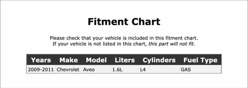 Vista 2 de Tapa de llenado de aceite de motor compatible con Chevrolet Aveo 1.6L L4 GAS 2009 2010 2011 PC-1107117