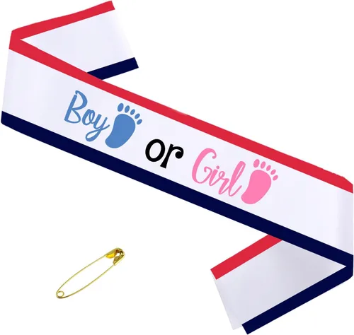 Vista 2 de Colores de la bandera de Estados Unidos, banda, banda para niño o rejilla, banda de revelación de género para mamá y papá, mamá futura ser, fajas