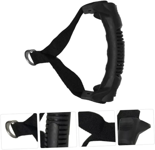 Vista 6 de BESPORTBLE 3 unids Fitness Handle Single Grip Handle Banda De Resistencia para Ejercicios Fitness Cuerda Elástica Mango Polea de Cable Mango