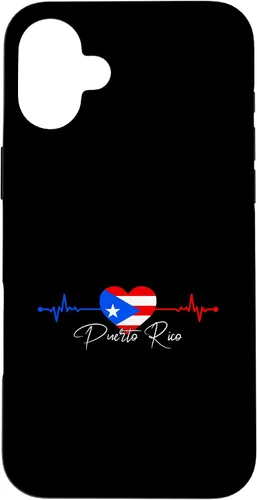 Vista 23 de Puerto Rico Boricua Heartbeat - Carcasa para iPhone 17