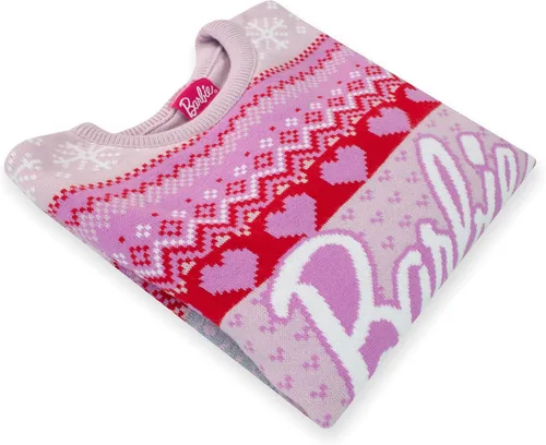 Vista 7 de Barbie Jersey de Navidad Suéter navideño para niñas Sudaderas de Navidad para niñas Producto