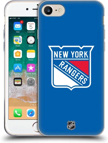 Vista 240 de Head Case Designs Funda de gel suave con licencia oficial de la NHL Camouflage New York Rangers compatible con Apple iPhone 7 Plus/iPhone 8 Plus