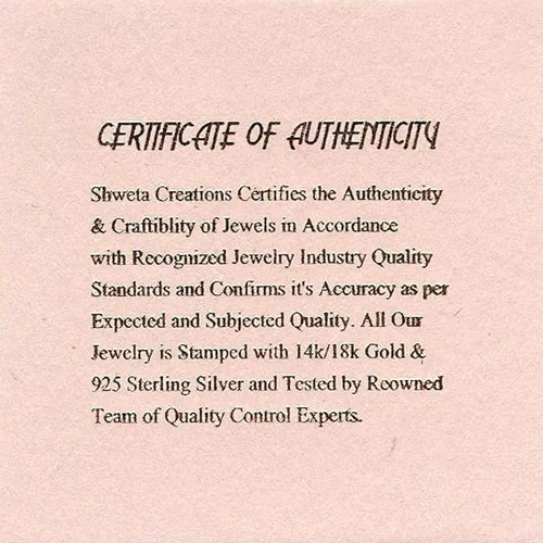 Vista 6 de Shweta Creations Colgante de diamantes en oro amarillo macizo de 14 quilates con diamantes naturales 0.16 quilates (color H, claridad Si1-Si2)