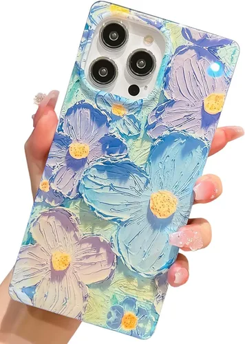 Vista 20 de Elegante concha de madre perla compatible con iPhone 13 de 6.1 pulgadas, elegante y delgada, con borde rectangular, funda protectora de perla