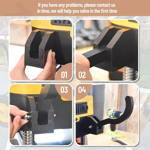 Vista 2 de Guía de manguera de polvo compatible con la cepilladora Dewalt Dw735, Dw735X