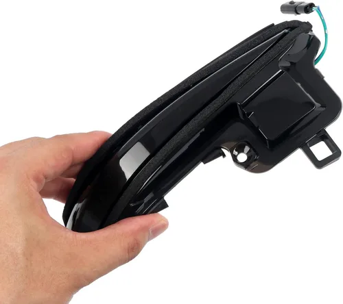 Vista 7 de HIGH FLYING - Accesorios para auto: espejos laterales LED, luces de señal de giro dinámicas y secuenciales con apagón, tira indicadora, 2 piezas/par