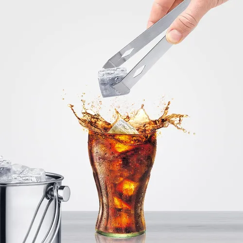 Vista 7 de Juego de 7 palillos de hielo de acero inoxidable con mango de madera, bolsa Lewis de hielo triturado y martillo de madera para romper hielo tallado