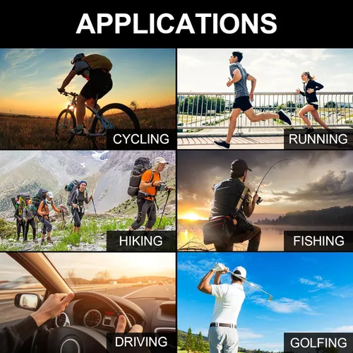 Vista 6 de ROIBEAO Gafas de Ciclismo Profesionales para Hombre y Mujer, Lentes de Sol Deportivos con Protección UV para Béisbol, Ciclismo, Correr, Conducir