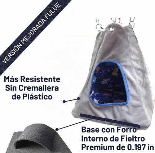 Vista 4 de Accesorios de jaula de nación de hurón, rata de hurón, juego de hamaca de rata de hurón, túnel de tienda de campaña para cualquier ropa de cama