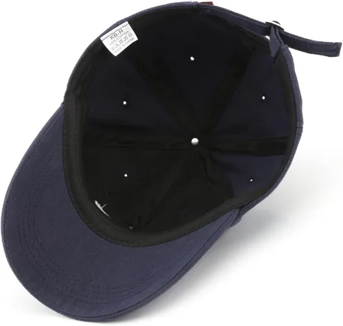 Vista 4 de Gorra de béisbol bordada de algodón con hebilla ajustable para hombres y mujeres