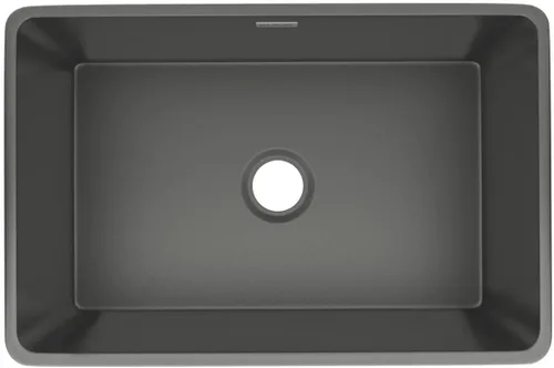 Vista 13 de Elkay SWU1517WH - Fregadero de barra de montaje inferior de arcilla refractaria de 16-7/16" x 18-15/16" x 9-1/16", color blanco