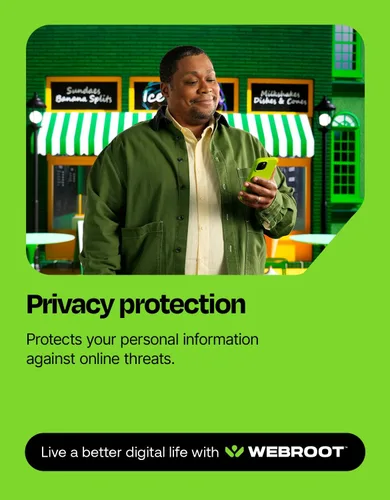 Vista 3 de Webroot Internet Security Plus Antivirus Software 2026 3 Device 1 Year Keycard for PC/Mac/Chromebook/Android/IOS + Password Manager Packaged