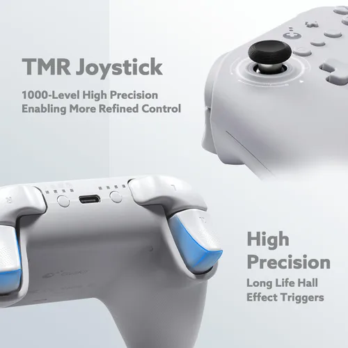 Vista 3 de GuliKit KK3 Controller Kingkong 3 Switch Controller (No Drift) for SwitchPCAndroidMacOSIOS with Hall Joysticks and Triggers (NS37)