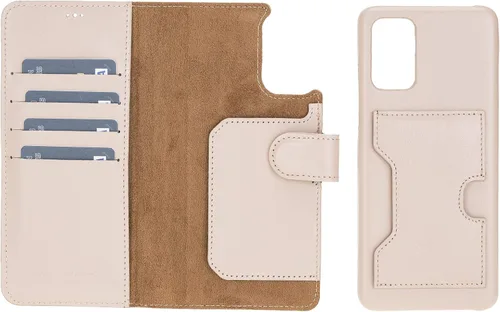 Vista 186 de Venito Florence - Funda de piel compatible con Samsung Galaxy S9, extra segura con bloqueo RFID, cartera desmontable para teléfono (gris decolorado)