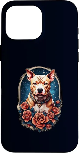 Vista 18 de Funda estilo vintage para iPhone XS Max Pitbull Dog Tattoo Art Vintage Old School