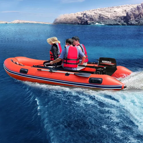 Vista 3 de Motor fuera de borda, motor fuera de borda de 2 tiempos y 12 HP, motor marino de barco de pesca resistente con sistema de refrigeración por agua 2